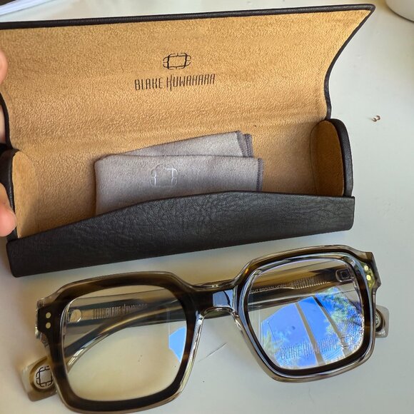 Blake Kuwahara Wagner Light Brown Horn Glasses - BRAND NEW, 100% Authentic